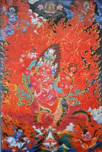 Lámina de Rahula, pintada por Romio Shresta.