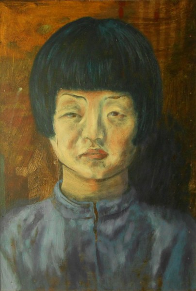 "Mujer". Cuadro de Pilar Ageitos. Colección privada.